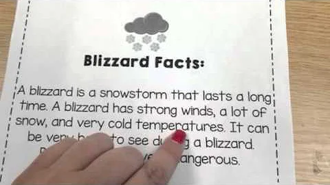 Blizzard facts
