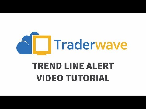 Traderwave - Trend Line Alert Tutorial - YouTube