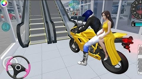 Brands New Yellow Bike Vs Bullet Train 3d Driving Class android game play video || Car Game #cargame