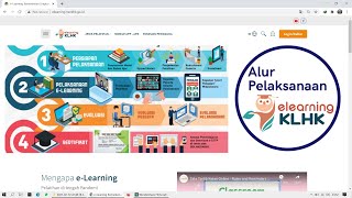 Cara Membuat (Registrasi) Akun E-Learning KLHK