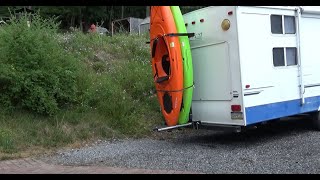 Removeable kayak rack build for an RV