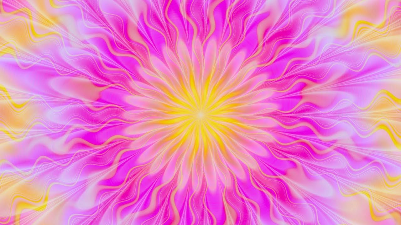 Title: Radiant Bloom: A Psychedelic Explosion in 4K (No Sound)