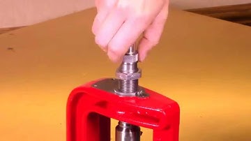 Single Stage Dead Length Bullet Seating Die Installation