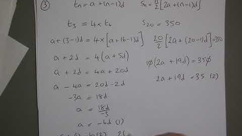 Q3 ARITHMETIC PROGRESSIONS