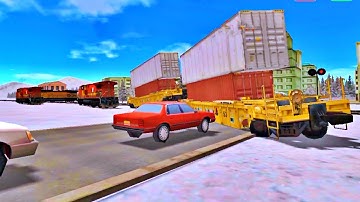 HUGE TRAIN CRASH AT CENTRAL LEVEL CROSSING | TRAIN AND RAILYARD SIMULATOR