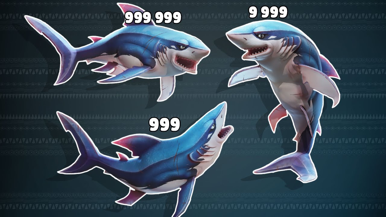 New Unlocking Shark Primal New Skin Mod Monster - Hungry Shark Primal🦑Ocean Gameplay
