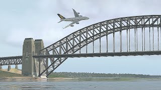 Extremely Dangerous Crash Just After Takeoff From Sydney Airport [Xp 11]