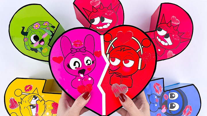 💖Paper Diy💖 Incredibox Sprunki Couple Game Challenge Blind Box unboxing | Blind Bag love asmr