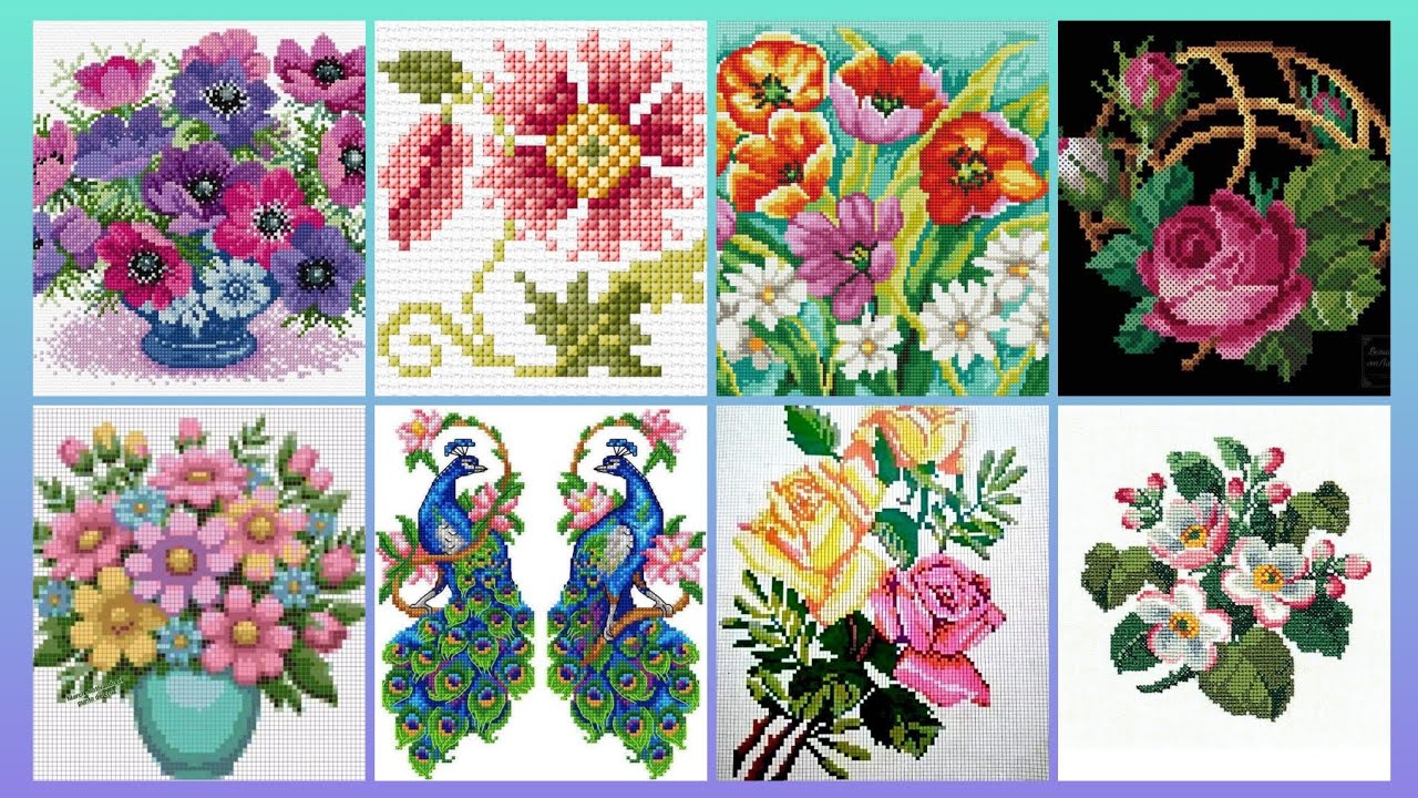 Очень красивые и потрясающие идеи для вышивки крестом.