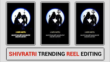 Shivratri Status Video Editing Alight Motion 2024 || Mahashivratri Status Video Editing 2024