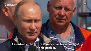 Putin Unveils Crimea Bridge