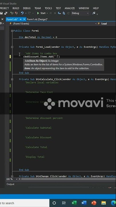 Vb.net combo box tutorial // how to code a combo box in visual basic ...