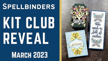 March Kit Club w/ Beautiful Butterflies & Florals | #teamspellbinders #neverstopmaking