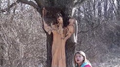 Lady in White on Tree at Durand Eastman Park, Rochester, NY