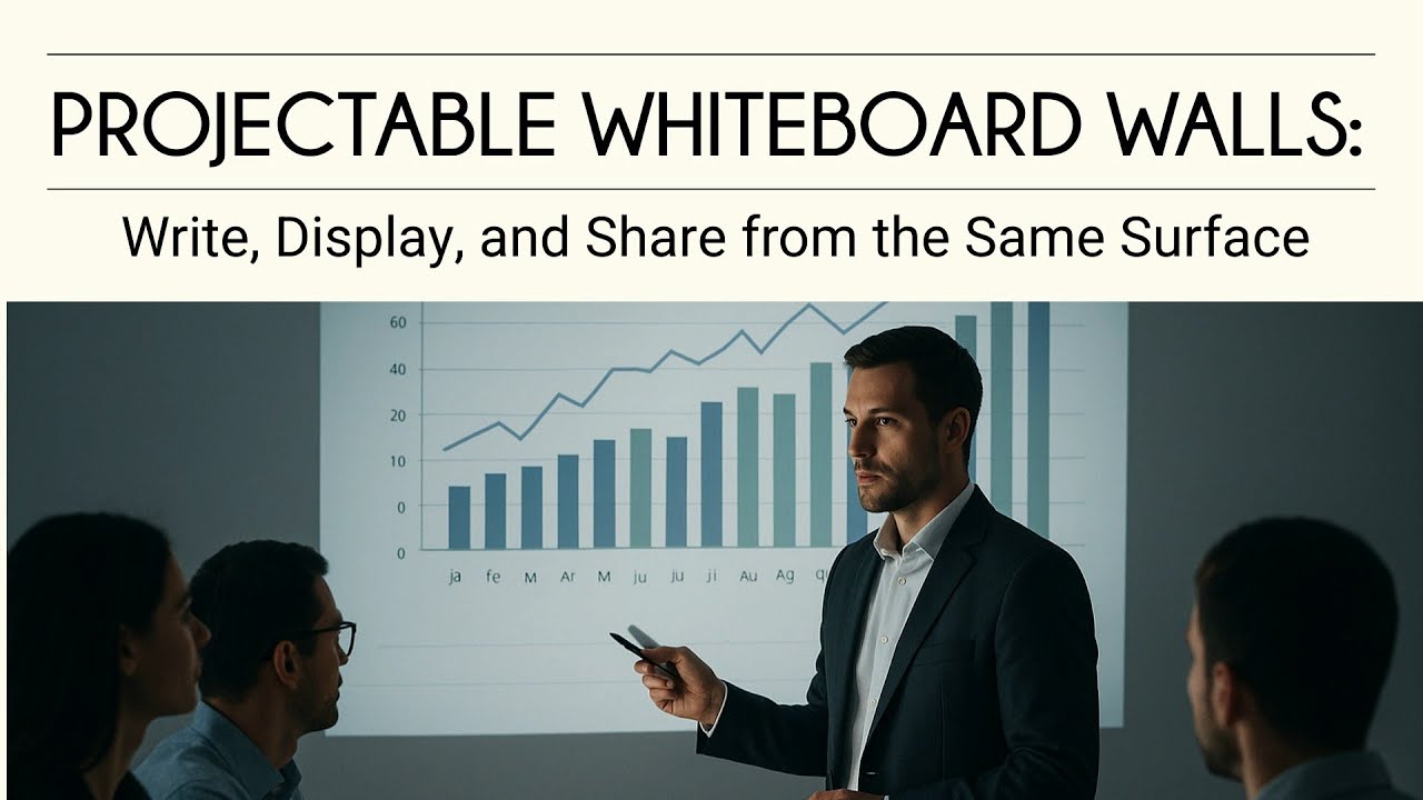 Projectable Whiteboard Walls: Write, Display, and Share from the Same Surface