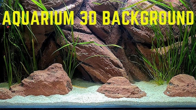 Soubassement aquarium effet 3D