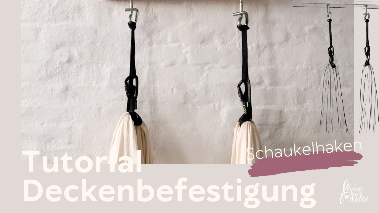 Deckenbefestigung für dein Aerial Tuch am Schaukelhaken