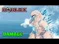 Frosbite Godzilla Damage | Kaiju Universe Roblox