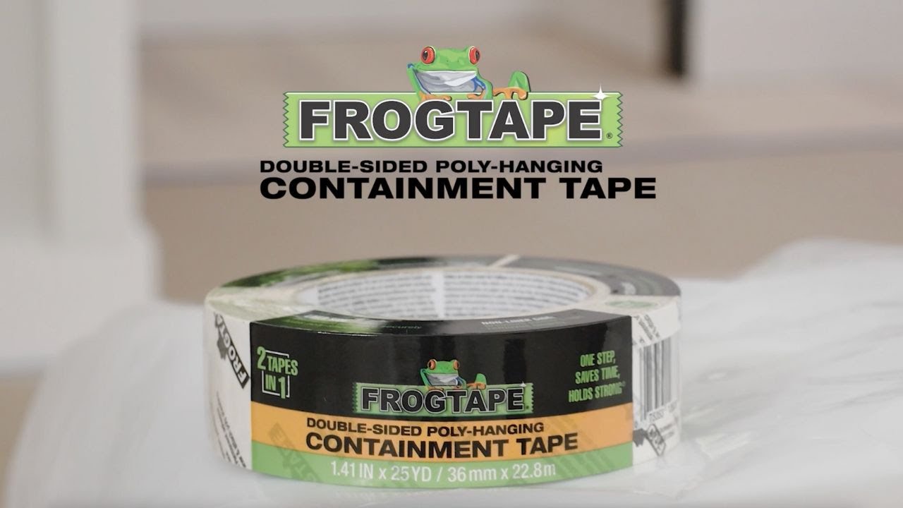 FrogTape<sup>®</sup> Double-Sided Poly-Hanging Containment Tape Video Thumbnail