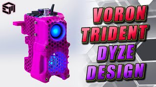 Voron Trident Premium Purple Plastic Eater Build (Part 3: DYZE Design Print Head!) MJF Parts