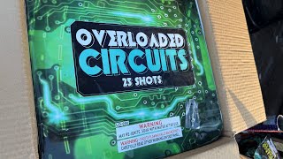 OVERLOADED CIRCUITS 25 shot firework cake 3” BANGER!! 🔥🔥💥 