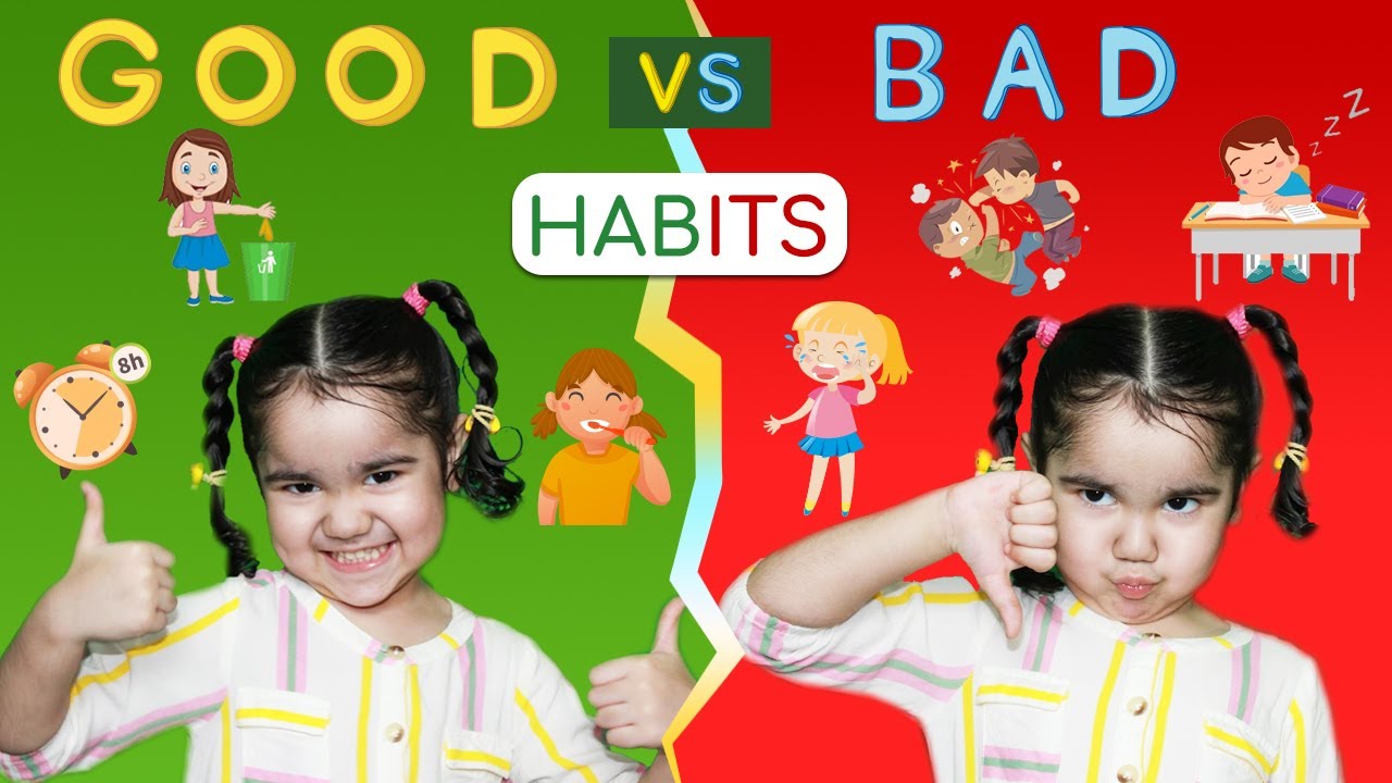 Good vs Bad Habits | Learn Good Manners for Kids | Moral Video by ...