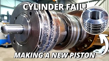Repair FAILED Hydraulic Cylinder | Part 2 | Making a New Piston