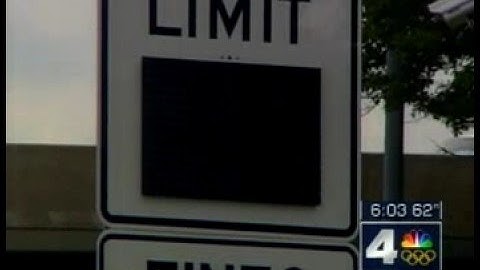 Digital Speed Limit Signs in DC