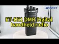 ETMY ET-D51 IP67 Waterproof DMR Digital radio unboxing