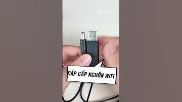 Cúp điện mà vẫn có wifi thì dùng cáp cấp nguồn wifi #capcapnguonwifi #hungdungroi