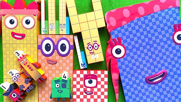 Looking for Numberblocks NEW 1308 Puzzle Tetris Shape | ASMR chirping of birds