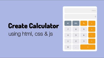 Create This JS  Calculator in 10 minutes !
