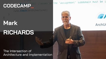 The Intersection of Architecture and Implementation, Mark Richards