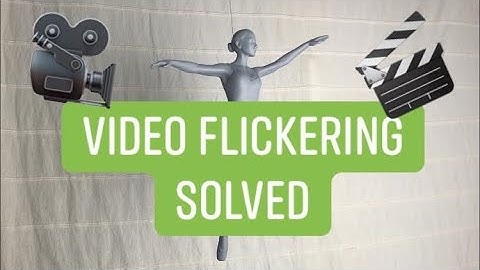 How to prevent video flickering while shooting with your smartphone (IPHONE 7)