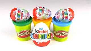 Puppy Kinder Surprise Eggs Luntik Smeshariki Play Doh screenshot 4