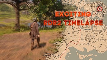 Walk The Map RDR2 | TimeLapse | West Elizabeth - Lemoyne