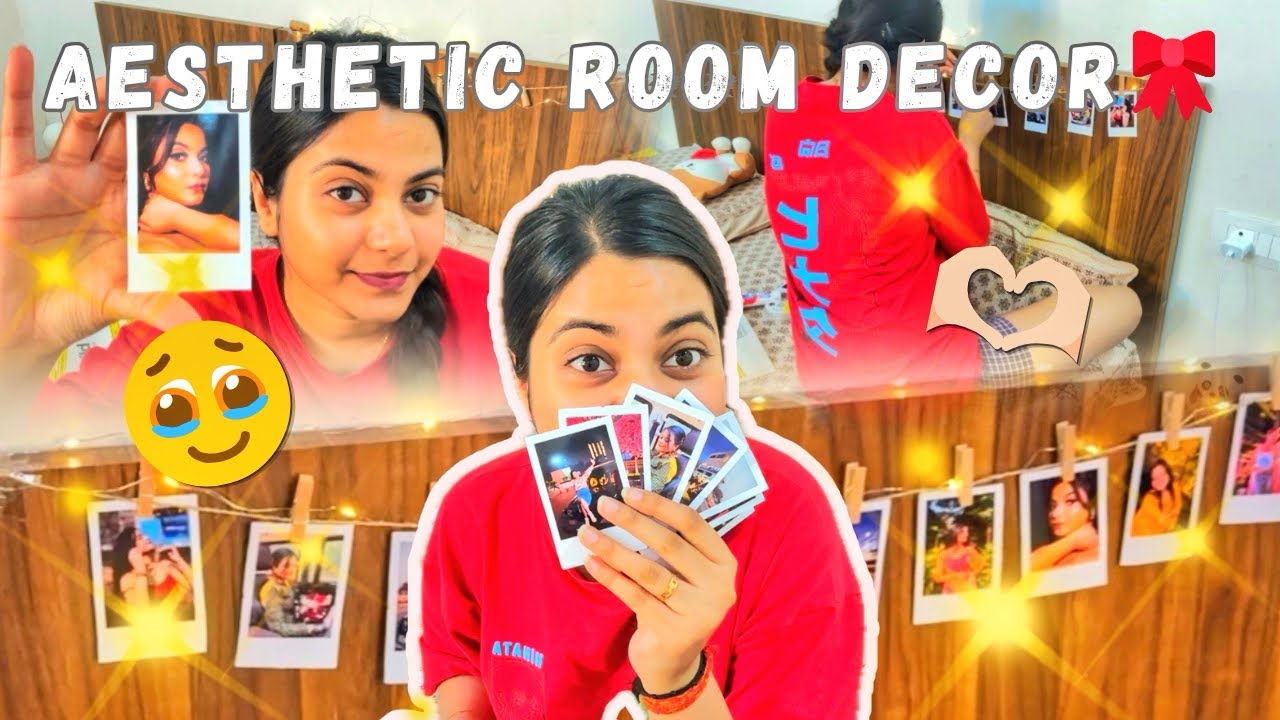 Come decorate my room with me💕… it turned out SO cute 😭 - YouTube