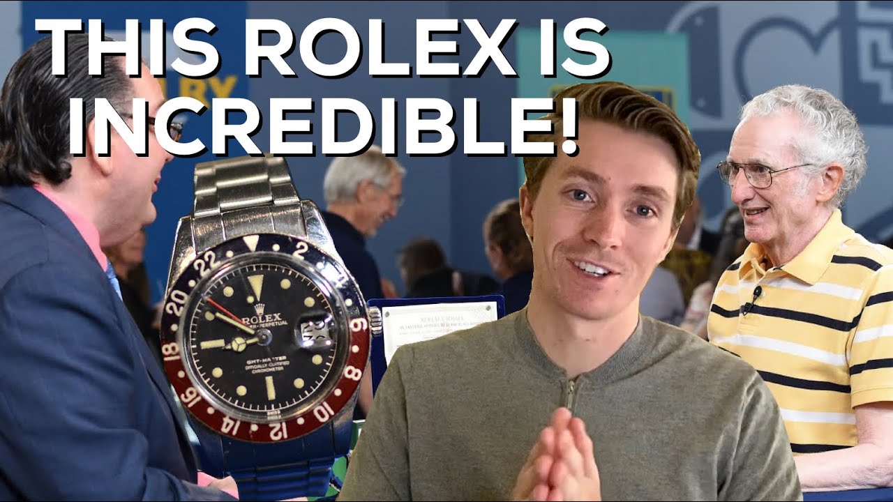 One of the Best Looking Rolex GMT's? Antique Roadshows 1960 GMT Master Model Rolex with Box & Papers