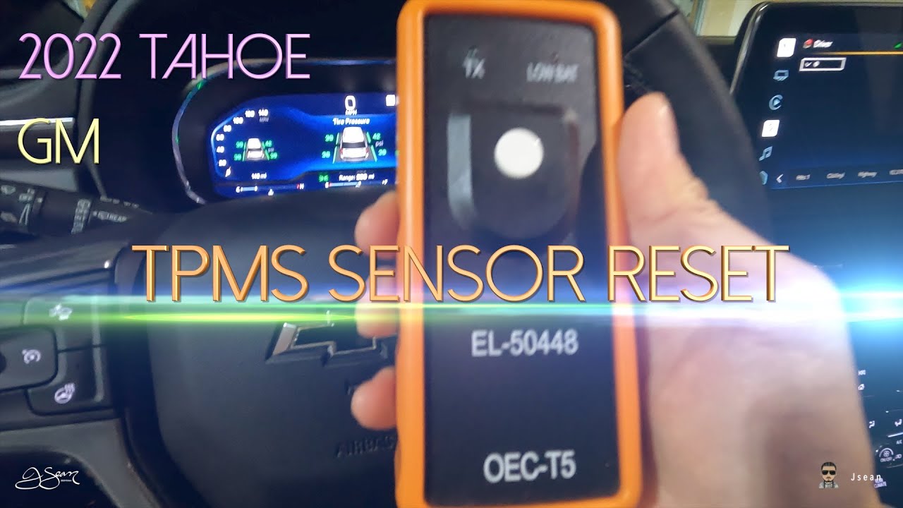 TPMS RESET TOOL - 2022 | GM | TAHOE | SUBURBAN | Jsean - YouTube