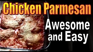 HOW TO MAKE CHICKEN PARMESAN.  Freaken Delicious And Easy To Make. DIY CABIN COOKING On or Off Grid.
