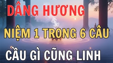 DÂNG HƯƠNG NIỆM 1 TRONG 6 CÂU CÂU NÀY - CẦU GÌ CŨNG LINH ỨNG,NGUYỆN GÌ CŨNG THÀNH - LỜI PHẬT DẠY