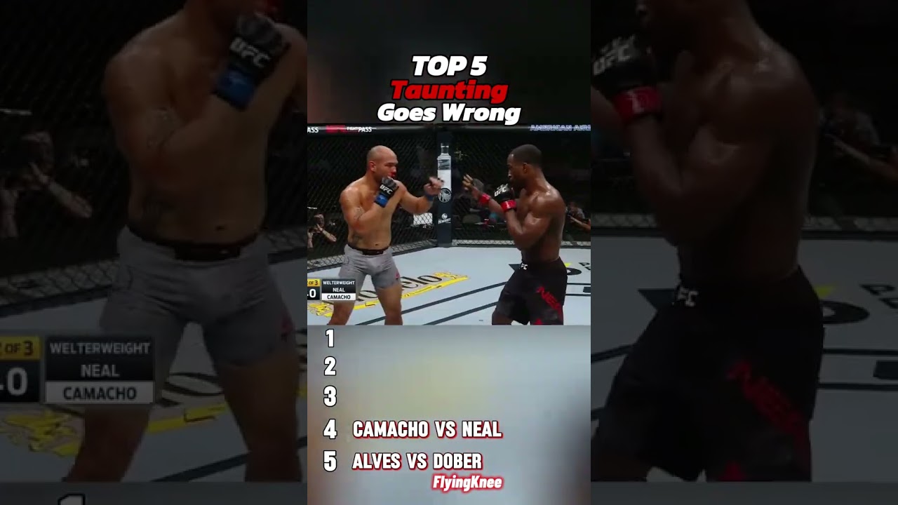 TOP 5 UFC Taunting Goes Wrong Moments