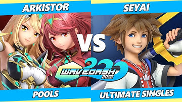 Wavedash 2022 - Arkistor (Pyra Mythra) Vs. Seyai (Sora) SSBU Ultimate Tournament