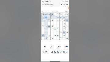 Daily Challenge (6 September 2022) - Game play sudoku