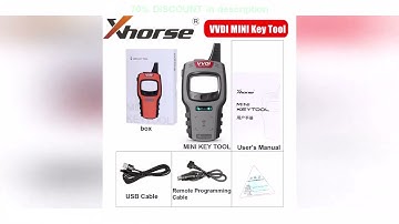 A must-have product! V1.9.6 Xhorse VVDI MINI Key Tool Remote Programmer Free With Renew Cable Glob