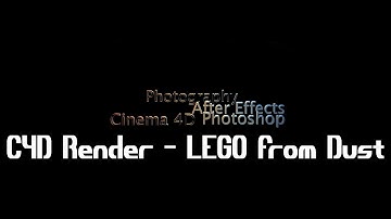 Cinema 4D Render - LEGO man created from Dust