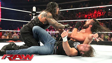 Roman Reigns & Dean Ambrose vs. Kane & Seth Rollins - No Disqualification Tag Team Match: Raw, June
