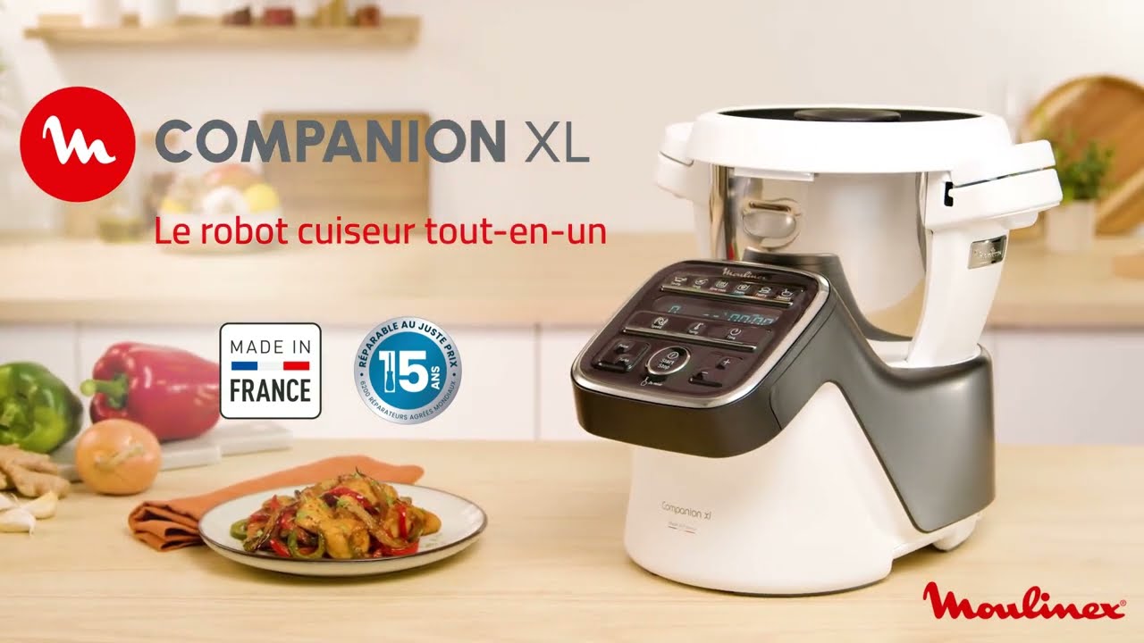 Moulinex robot culinaire Companion XL noir et blanc YY4968FG