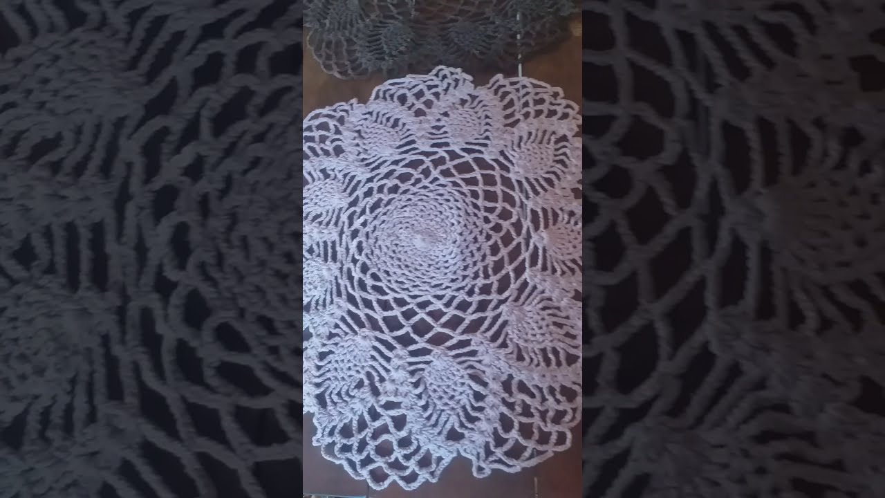 モチーフが可愛いかぎ針編みテーブルクロス🧶🧶🧶🧶 - YouTube