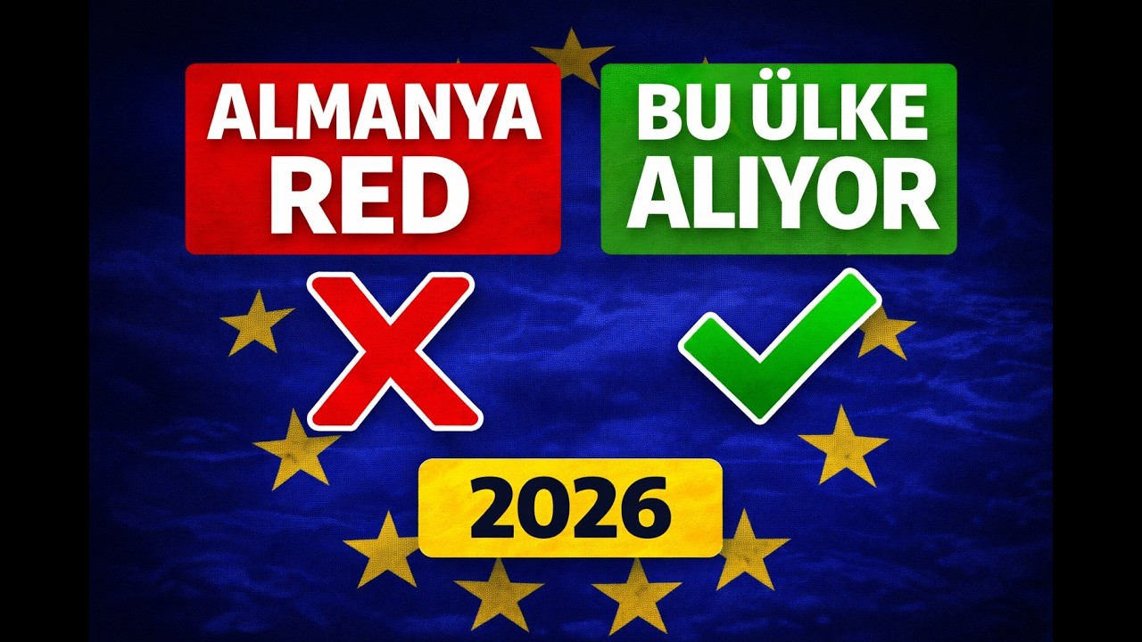 В то время как Германия отклоняет заявки в 2026 году, эта страна принимает турок.